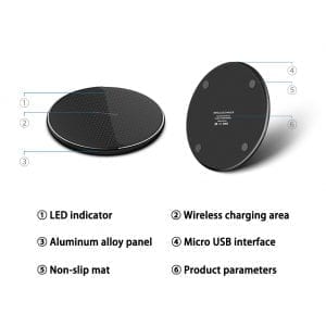 15W Fast Wireless Charger Pad - Oferlyone