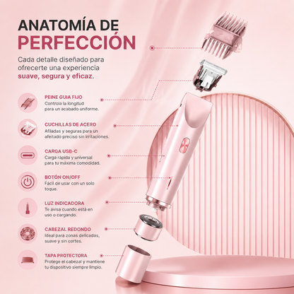 Depiladora GlowAura™ 2 en 1