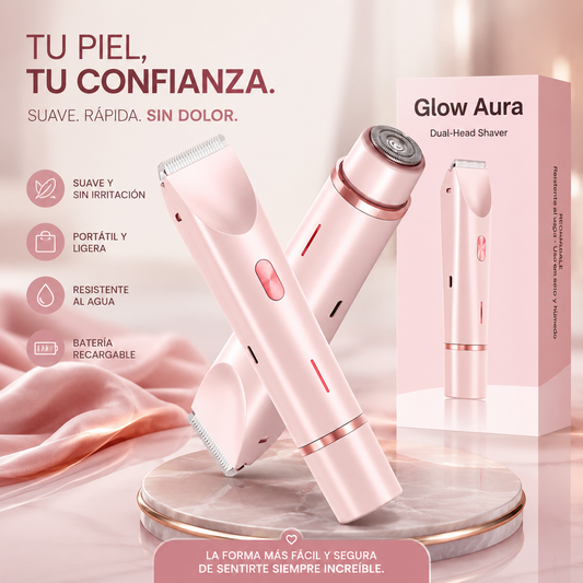 Depiladora GlowAura™ 2 en 1