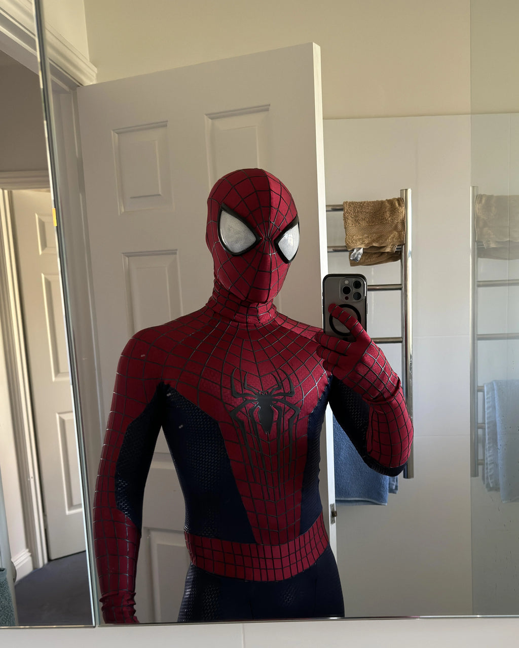 Disfraz de Spider - Man TASM 2 | Traje Zentai Premium de Cosplay – El Increíble Superhéroe - Oferlyone
